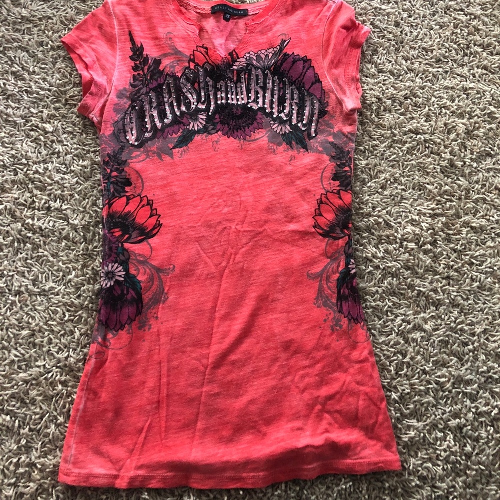 Crash and burn shirt